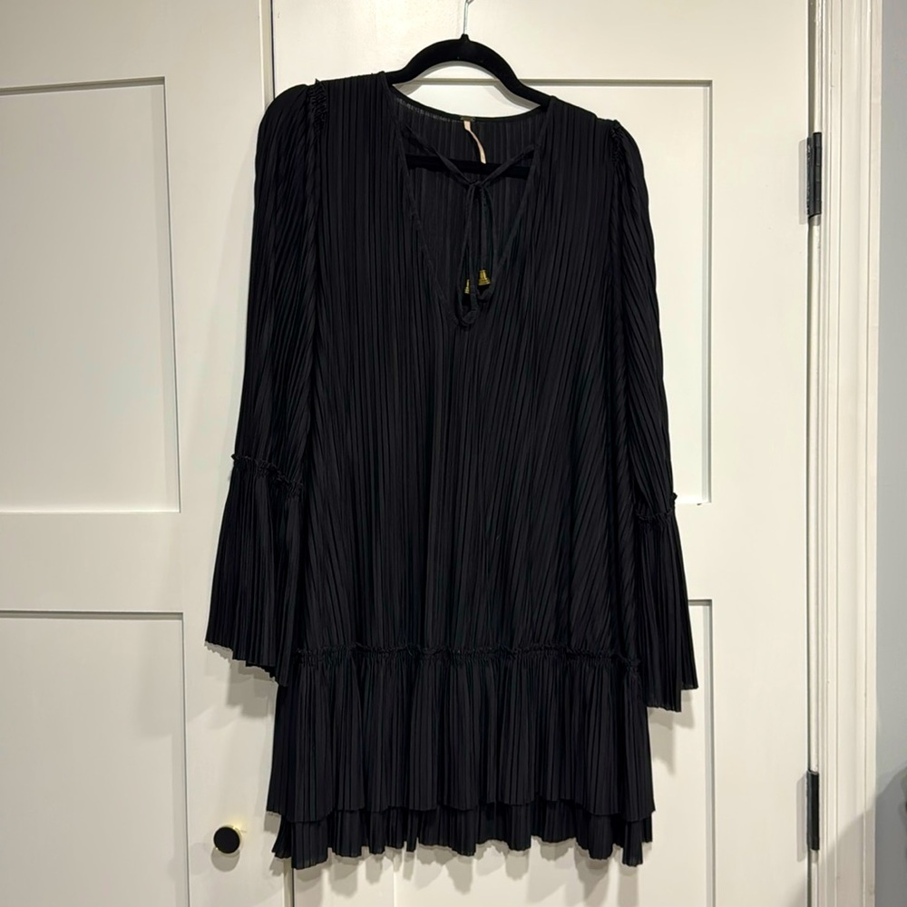 Free People floaty, black dress